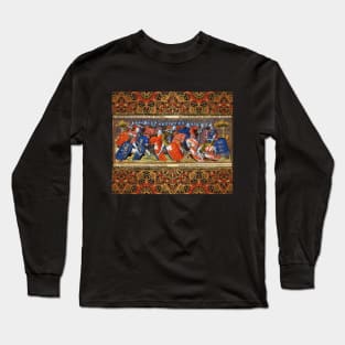 LANCELOT OF THE LAKE IN THE TOURNAMENT OF CAMELOT Arthurian Legends Medieval Miniature Long Sleeve T-Shirt